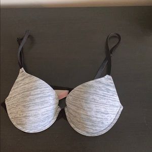 34C PINK bra in gray tones